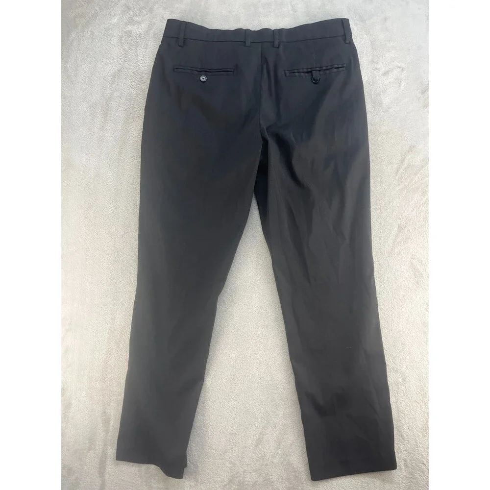 Tahari Dress Pants Mens  Black Cotton Pants 32 X L30 Career